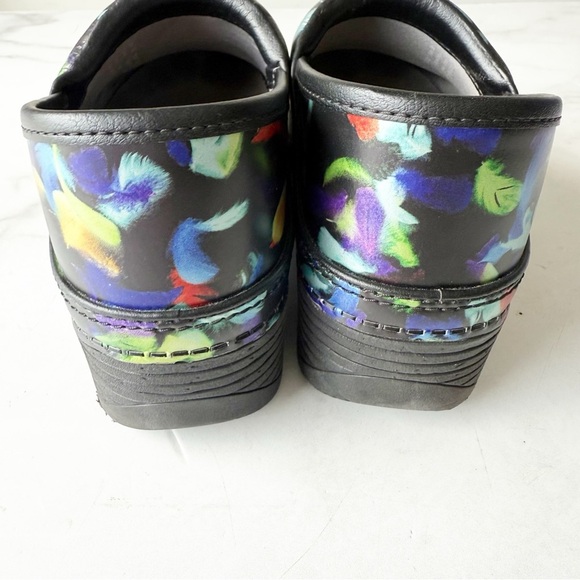 Dansko Womens LT Pro Size 7.5 Plume Feather Patent Professional Clogs - Picture 5 of 6